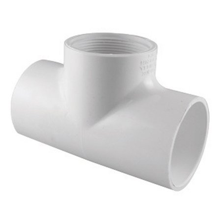 CHARLOTTE PIPE AND FOUNDRY Tee 1/2" Sxsxfpt Sch40 PVC 02401 0600